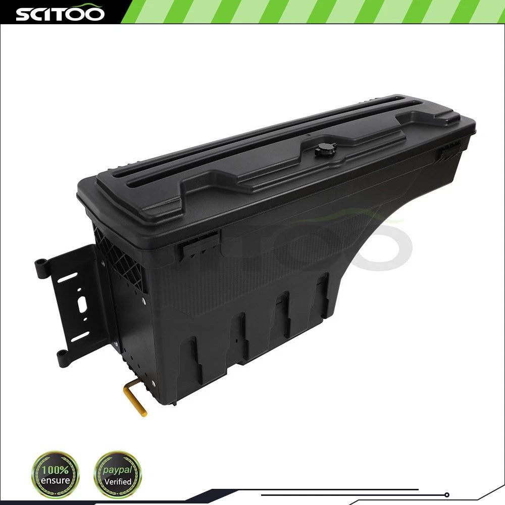 Truck Bed Storage Tool Box Left for Chevrolet Silverado 1500 GMC Sierra (2007–2019)