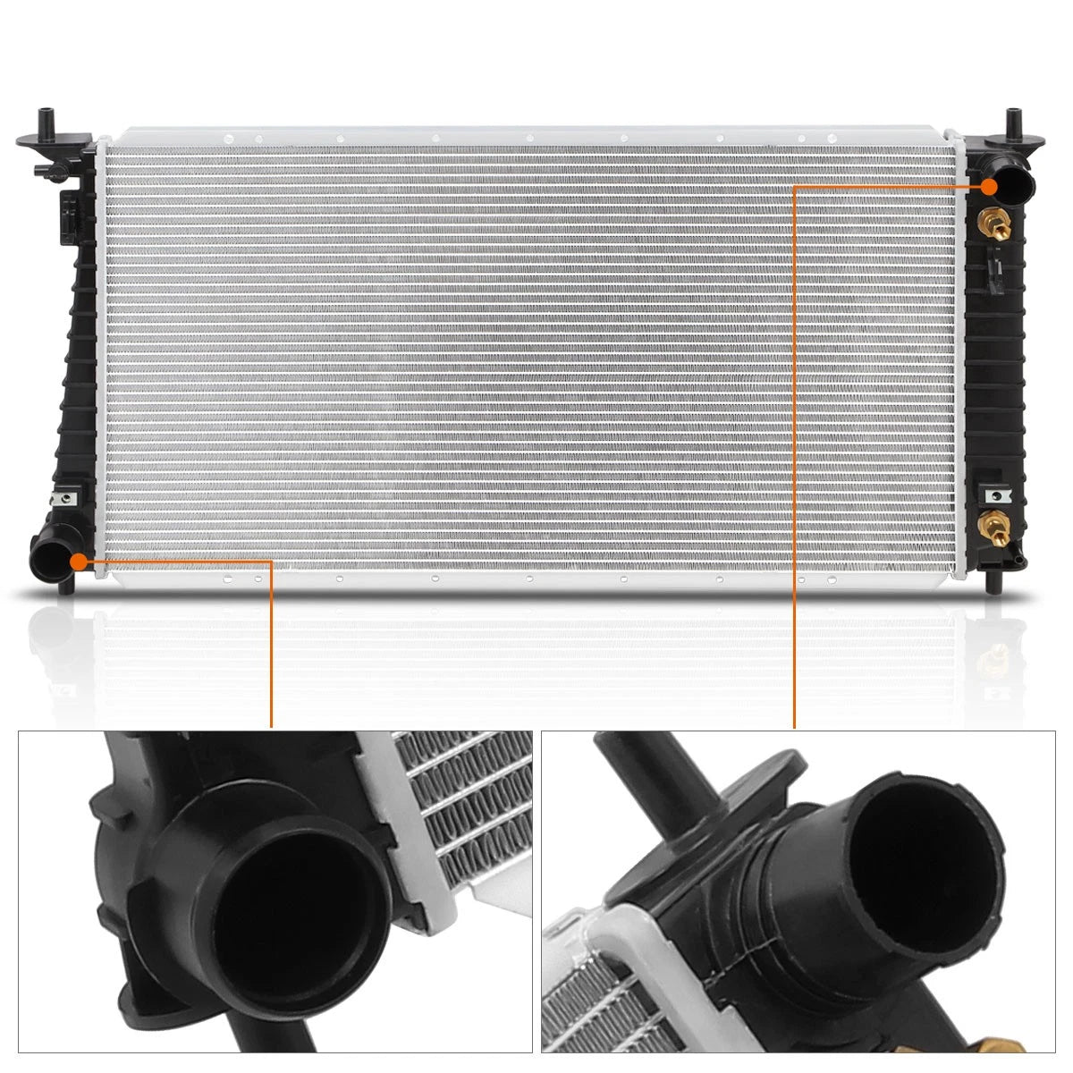 Aluminum OE Style Radiator for Ford F150/F250/Expedition (1997–1998) DPI-2141