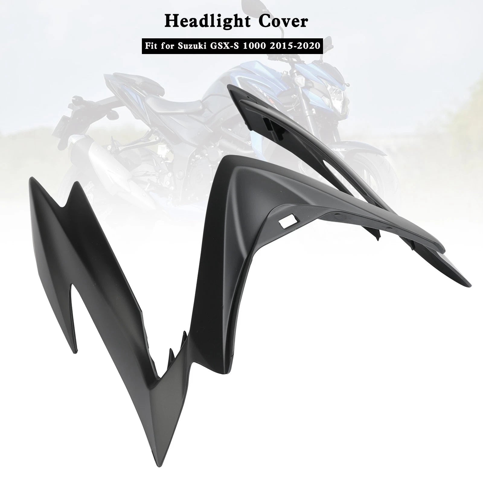 Front Nose Headlight Cover Fairing for Suzuki GSX-S 1000 (2015–2020) Matte Black