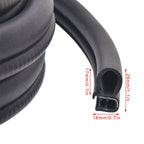 Door Weather Stripping for Car (20Ft, Rubber Edge Seal) (---)