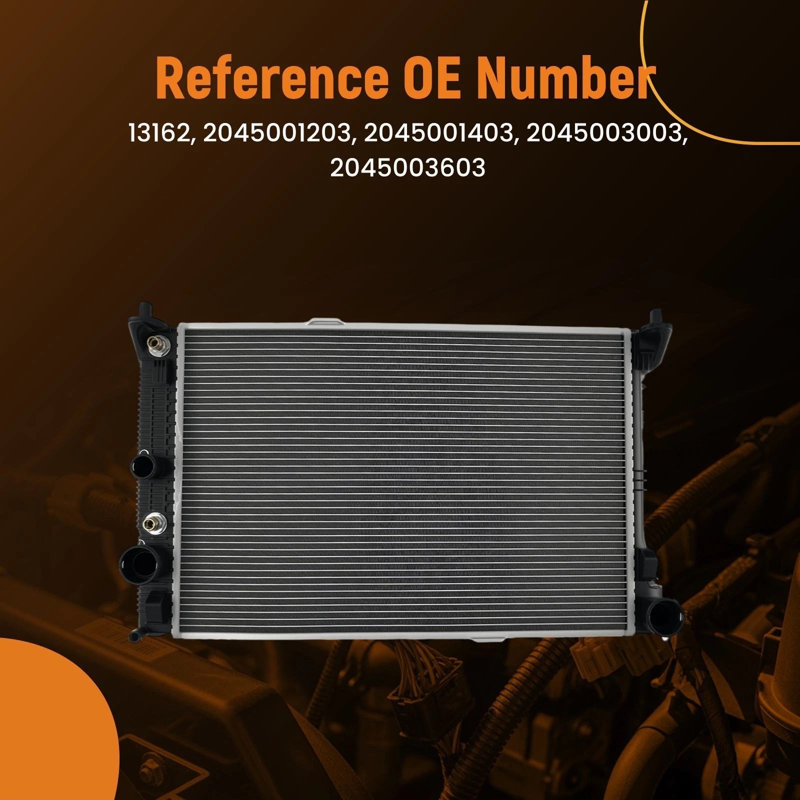 Coolant Radiator for Mercedes-Benz E400/E550 W212/W213 (2012–2017)