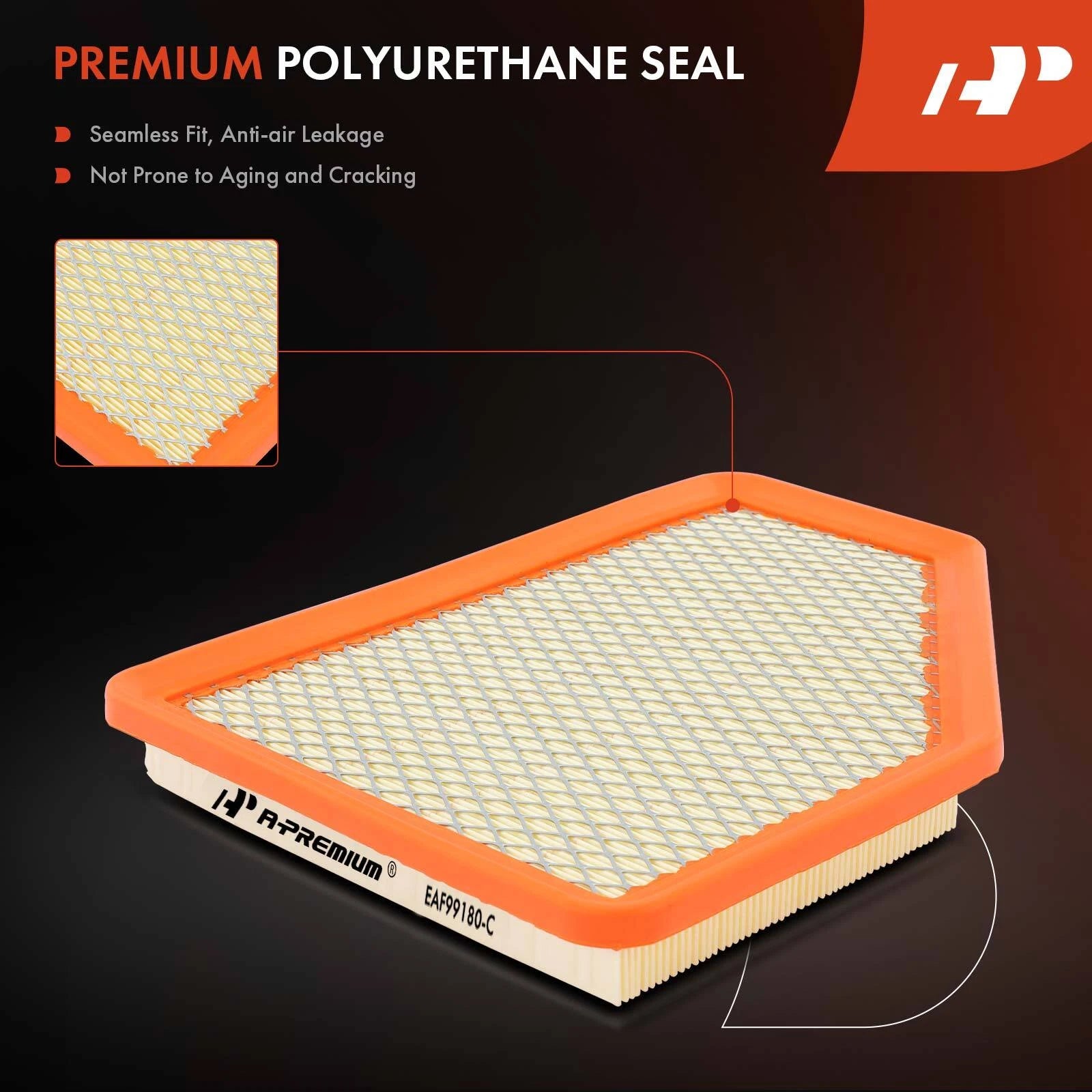 2X Engine Air Filter for Chevy Volt (2016-2019) 1.5L Hatchback