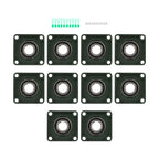 Set of 10 Pillow Block Flange Bearings for UCF211 (2" Bore)
