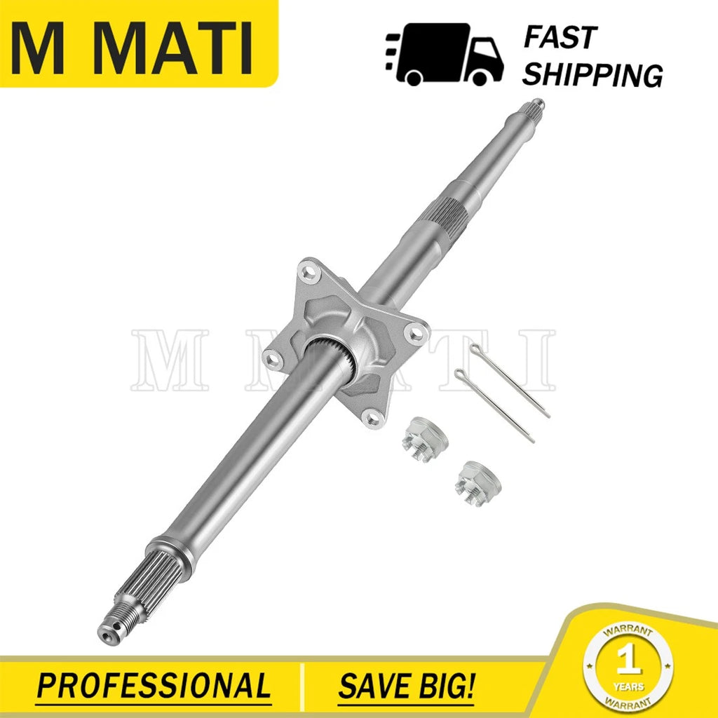 Rear Wheel Axle Shaft W/Nuts for Honda TRX450R TRX450 Sportrax 450 (2004–2014)
