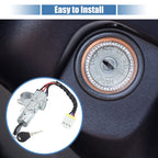 Ignition Switch Cylinder Set with Keys for Nissan Hardbody (No.D87002S900)