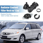 Engine Radiator Coolant Filler Neck for Toyota Lexus (1643131490, 1640162100)
