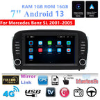 7" Head Unit Navigation for Benz SL R230 SL350 SL500 SL55 SL600 SL65 (2001-2005)