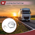 Locking Gas Cap for Volvo Scania Iveco Man with 2 Keys