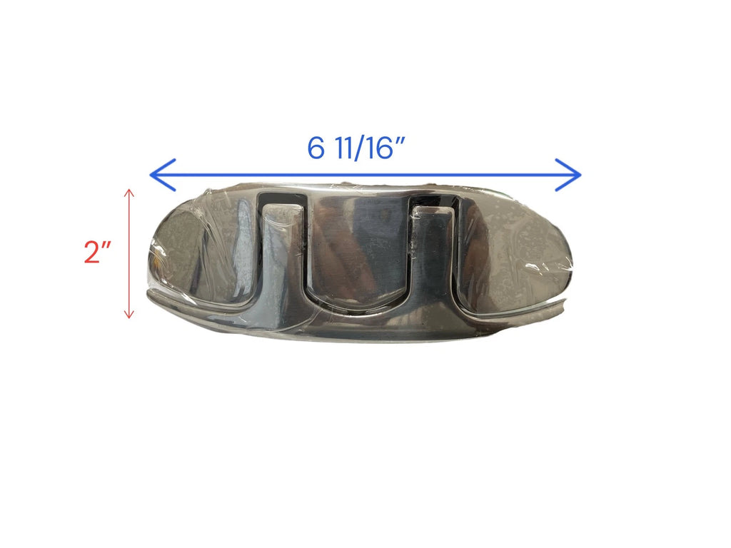 6" Flip Up Folding Boat Cleat for Marine Use (Stainless Steel)
