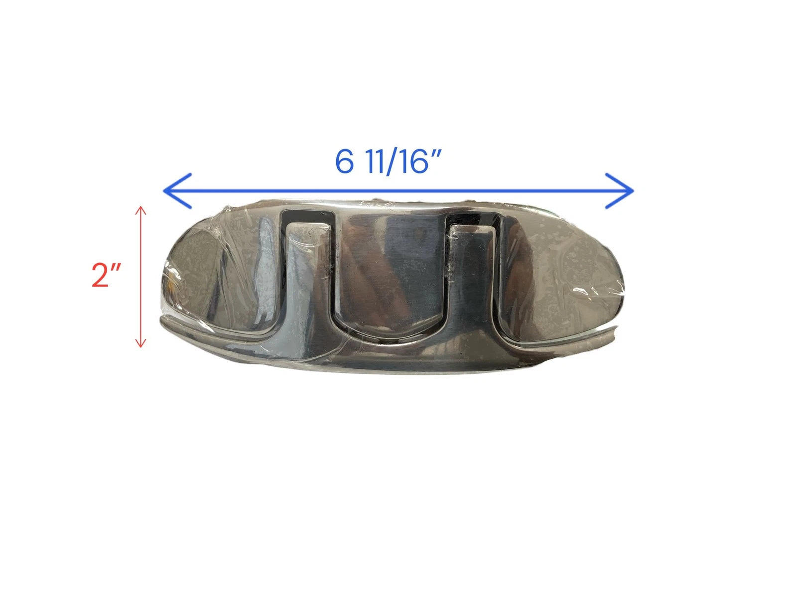 6" Flip Up Folding Boat Cleat for Marine Use (Stainless Steel)