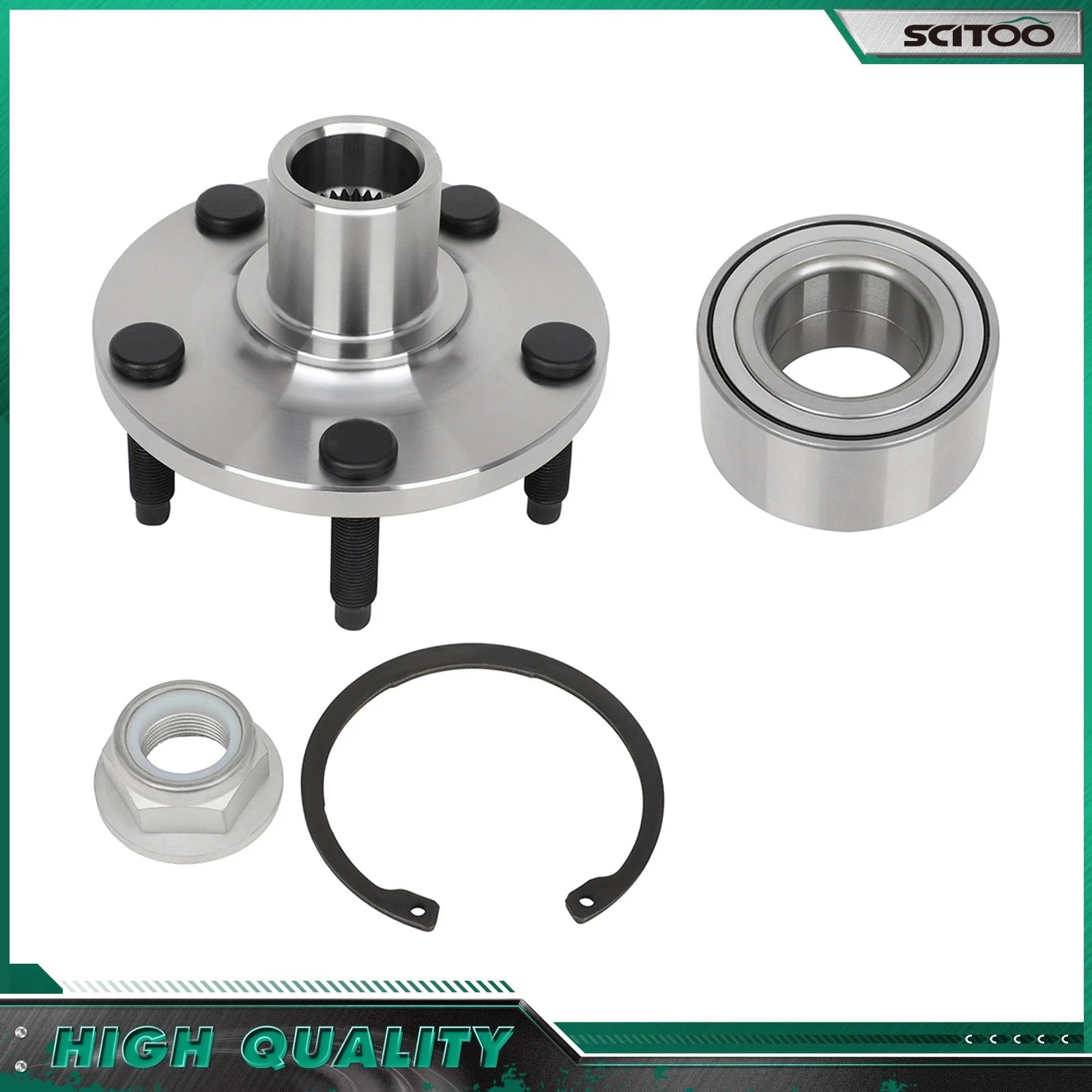 Front Wheel Hub & Bearing Kit for Ford Edge Lincoln MKX (2007–2010)