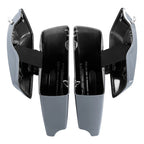 4" Stretched Hard Saddlebag for Harley Electra Glide, Street Glide (2014–2024) Gunship Gray