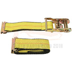 Set of 8 E Track Ratchet Tie Down Straps for Truck Trailer Cargo Van
