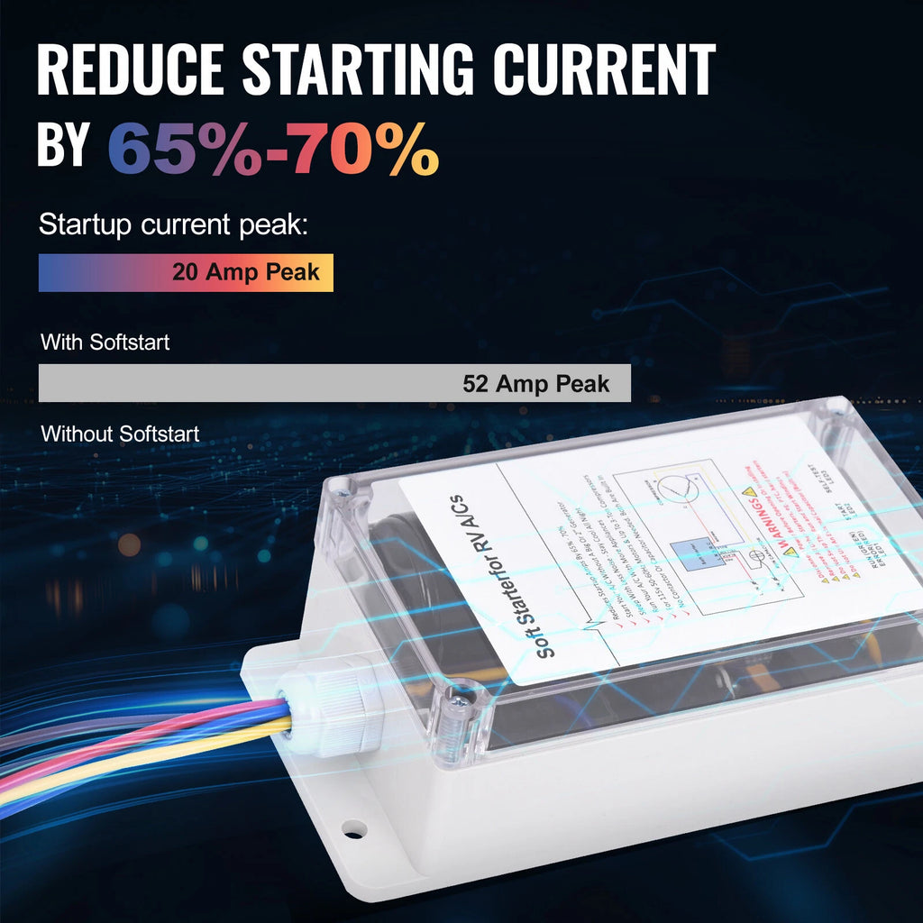 Soft Start Kit for RV Air Conditioner (Fits Various Models)
