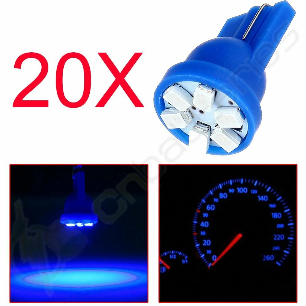 20pcs T10 194 168 158 LED License Plate Light Bulbs for Honda