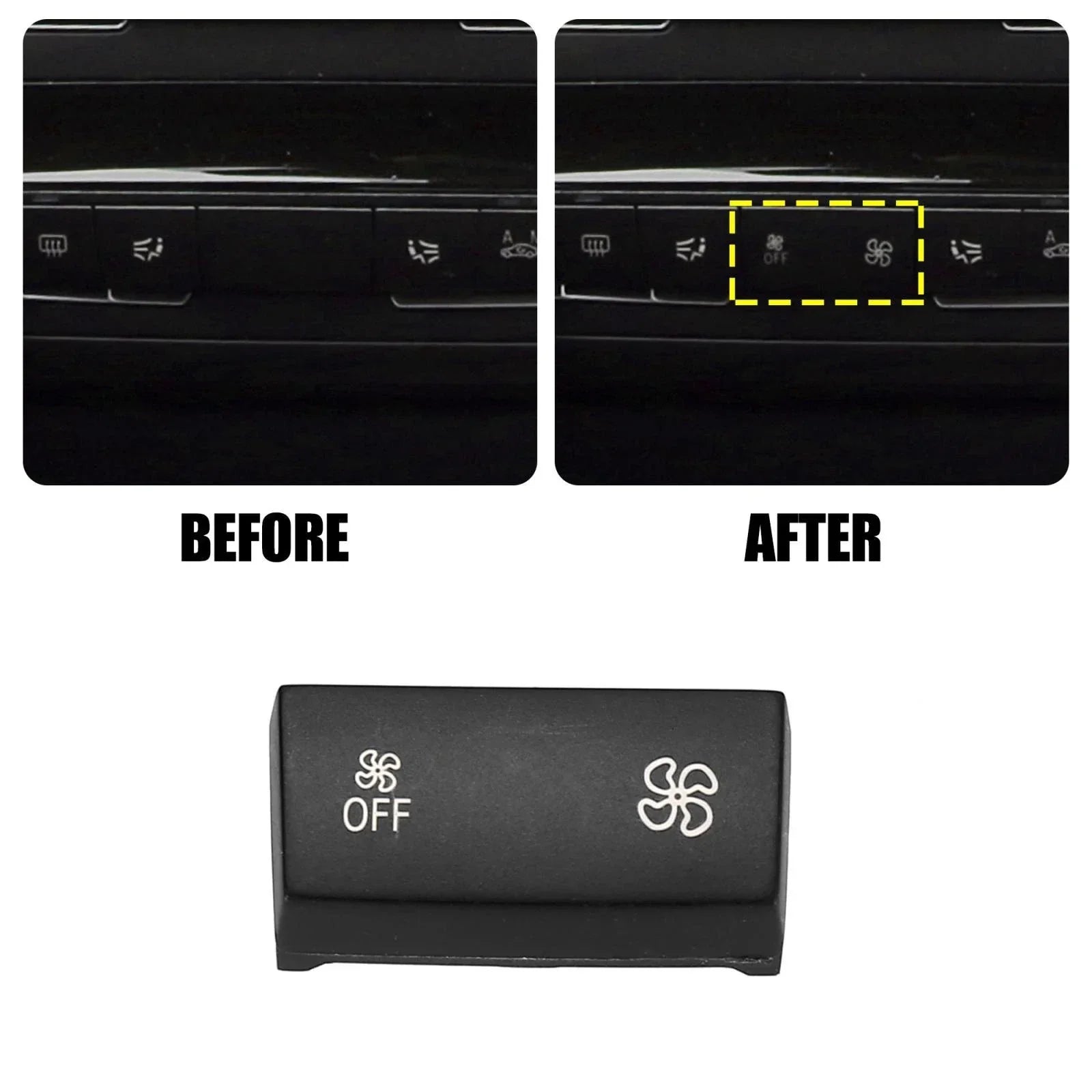 AC Climate Control Fan Speed Button for BMW 1/2/3/4 Series