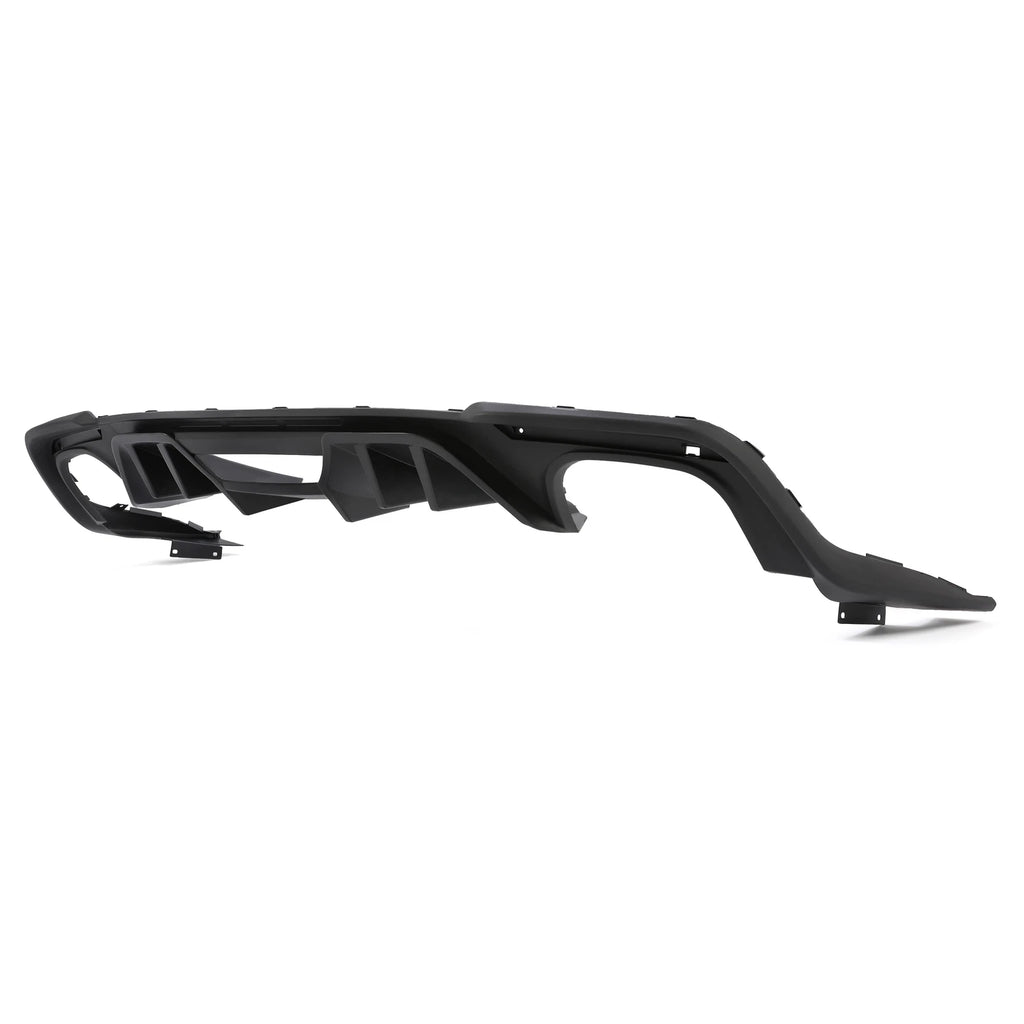 Black Lower Rear Bumper Diffuser Lip for Ford Mustang (2018–2023)