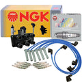 NGK DIS Ignition Coil Wires & 6 Laser Platinum Spark Plugs for Ford Mercury V6
