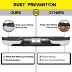 Chrome Rear Bumper for Chevy Silverado GMC Sierra 1500 (1999–2006)