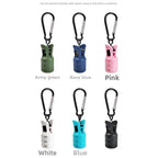 Set of 9 ABS Hook Protector Cases with 9 Carabiners for Fishing