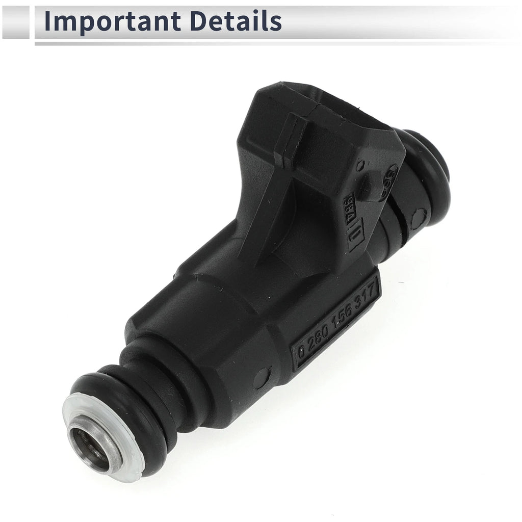 Fuel Injector No.MP156317/0280156317 for Honda Fit (2004–2008) 1 Pc Black