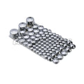 87pcs Chrome ABS Plastic Bolt Topper Cap Cover for Harley Softail (1984–2006)