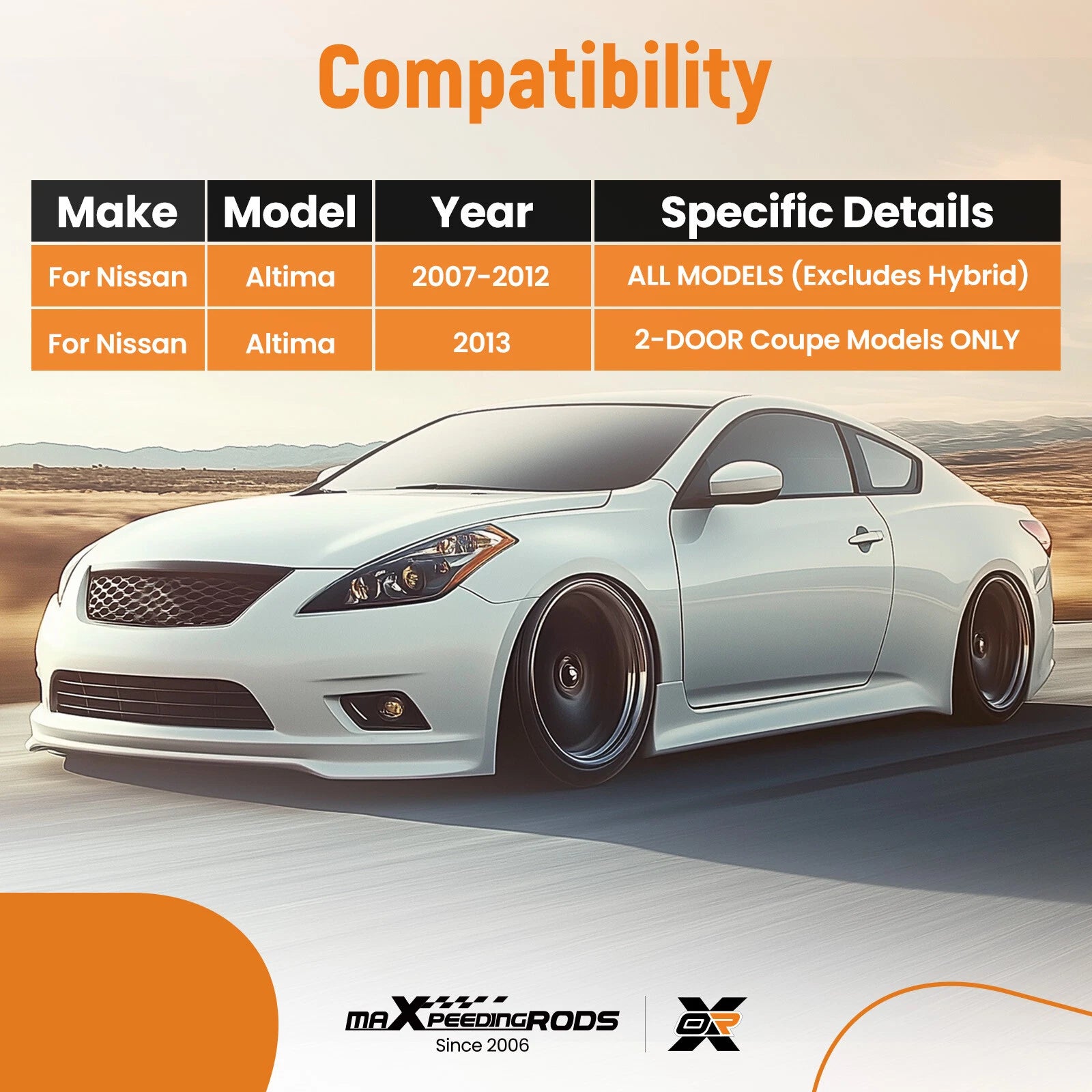 Suspension Kit for Nissan Altima (2007-2012)