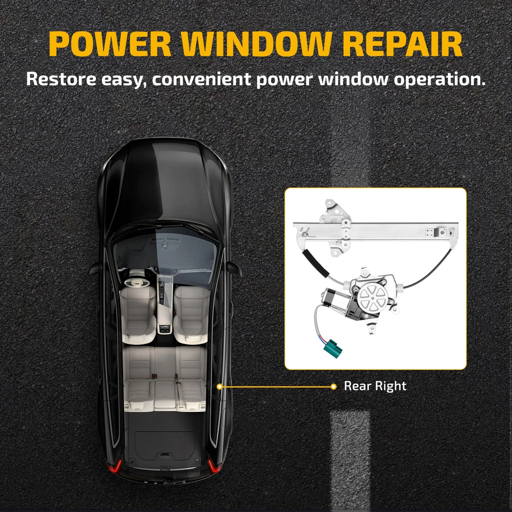 Front Passenger Window Regulator with Motor for Lincoln Mark LT (2011–2014)