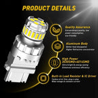2X AUXITO LED 3057 3157 4157 Backup Reverse Light Bulbs for