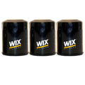 Set of 3 Engine Oil Filters for Ford Kia Mazda Polaris L4 (Wix)
