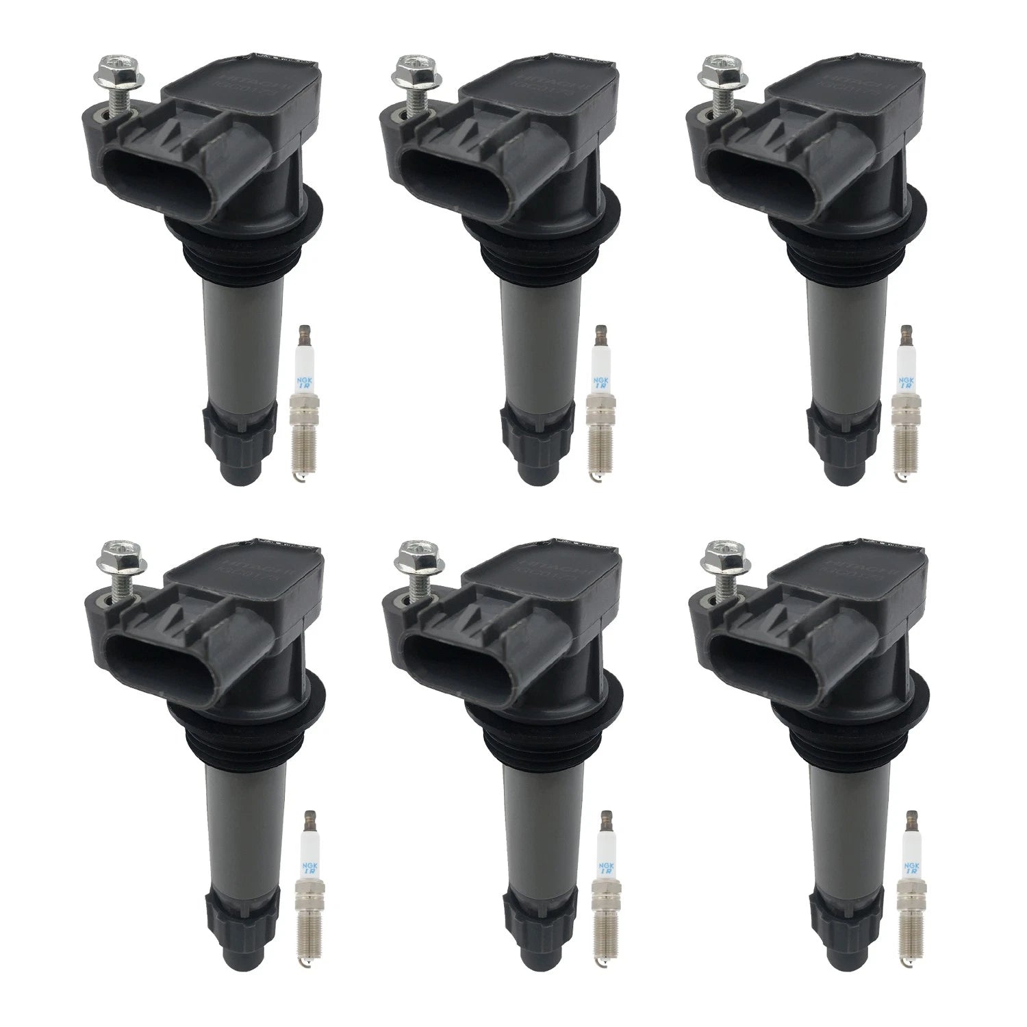 Set of 6 Ignition Coils & NGK Iridium Spark Plugs for Impala 3.6 V6 (2014–2020)