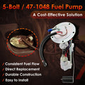 5-Bolt Fuel Pump Assembly for Polaris Sportsman 500 700 800 (2005–2008) 471048