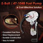 5-Bolt Fuel Pump Assembly for Polaris Sportsman 500 700 800 (2005–2008) 471048