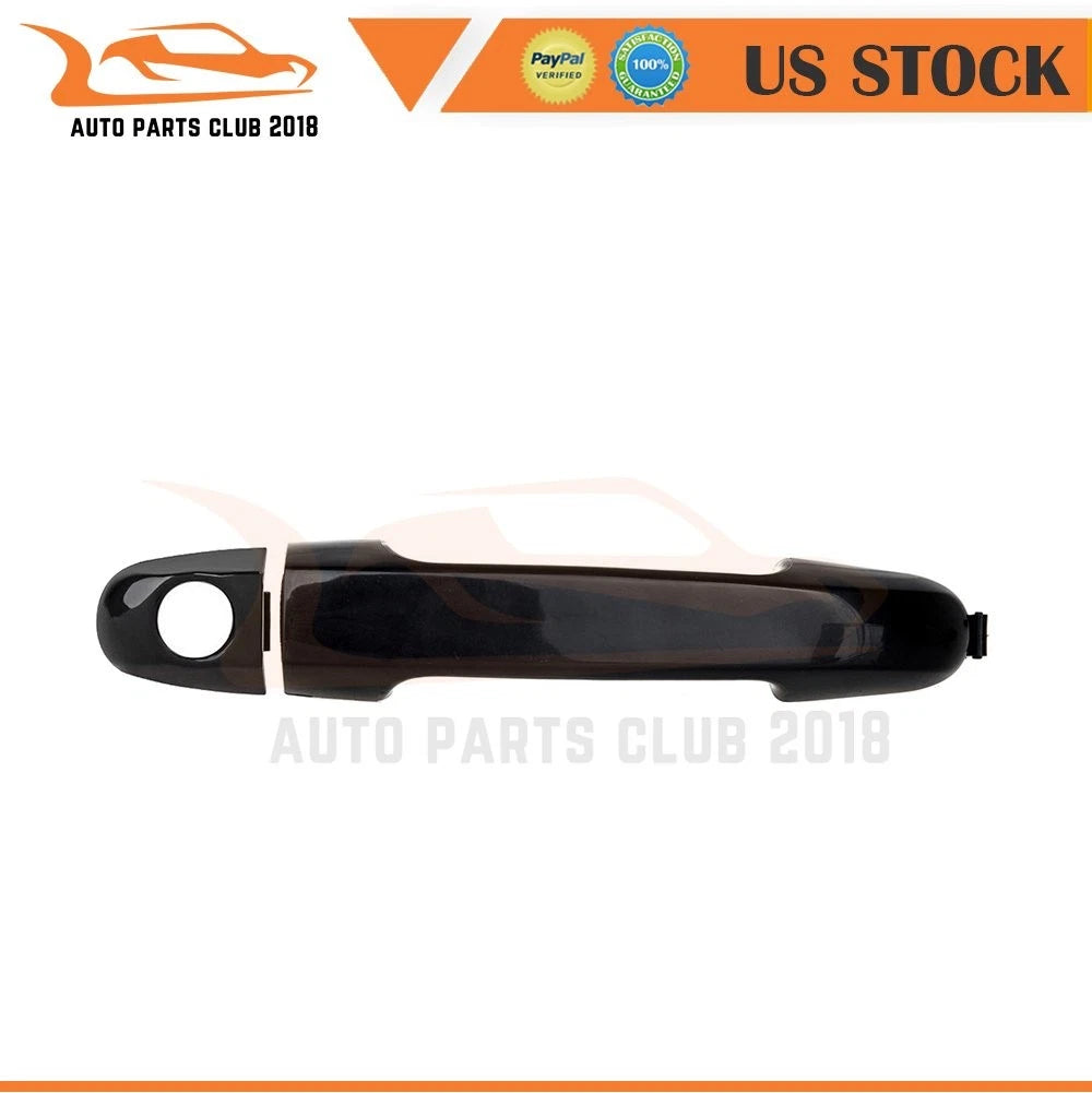 Set of 2 Door Handles for Hyundai Elantra (2006–2010) Black Exterior