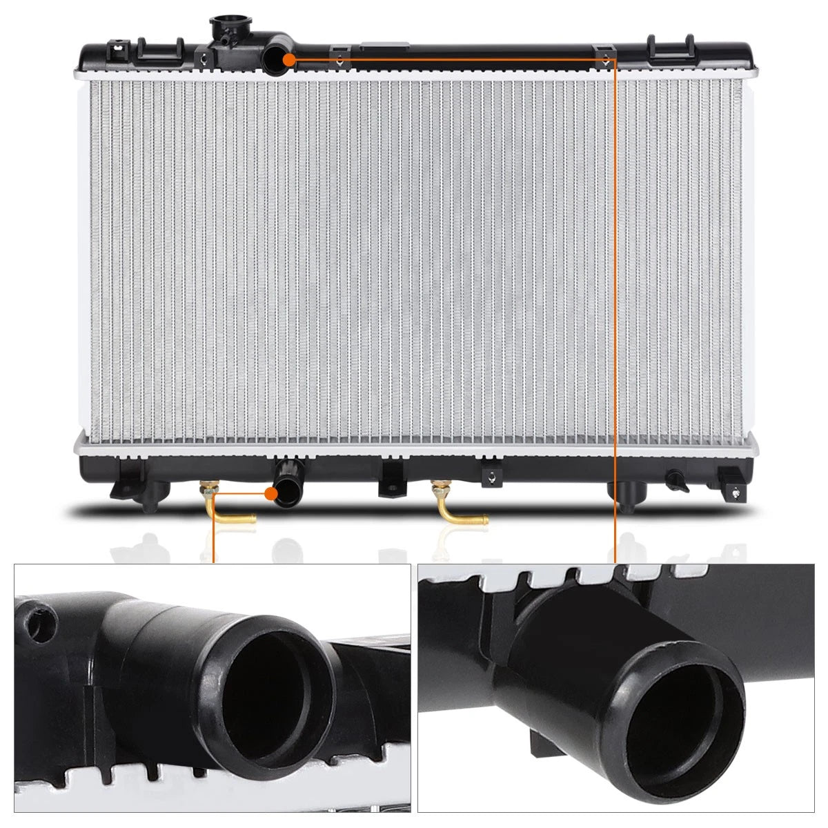 OE Style Aluminum Radiator for Toyota Paseo/Tercel (1995–1999) DPI-1750