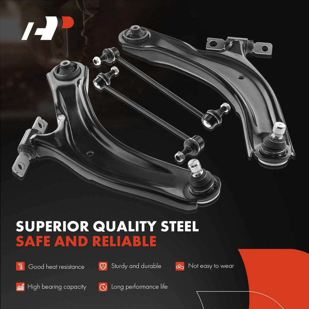 Set of 4 Front Lower Control Arms with Ball Joints for Nissan Rogue