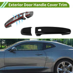 Exterior Door Handle Cover Trim for Chevrolet Camaro (2016–2023) Glossy Black
