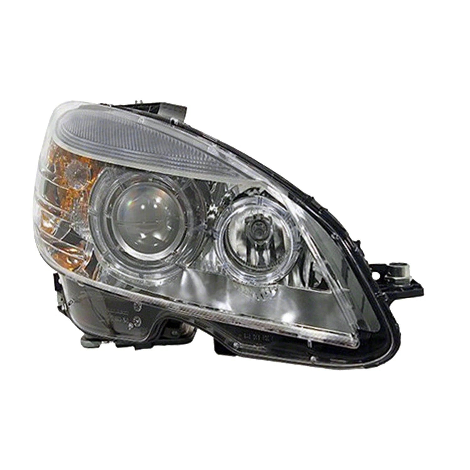 Replacement Passenger Side Bi-Xenon Head Light Assembly with Curve for BMW