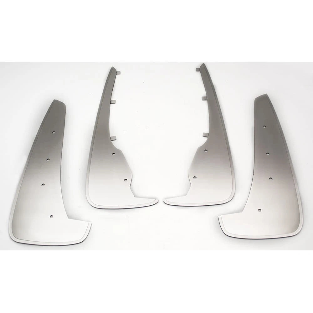 Mud Sport Guards Brushed Stainless with ABS Backing for Dodge Challenger (2015–2017)