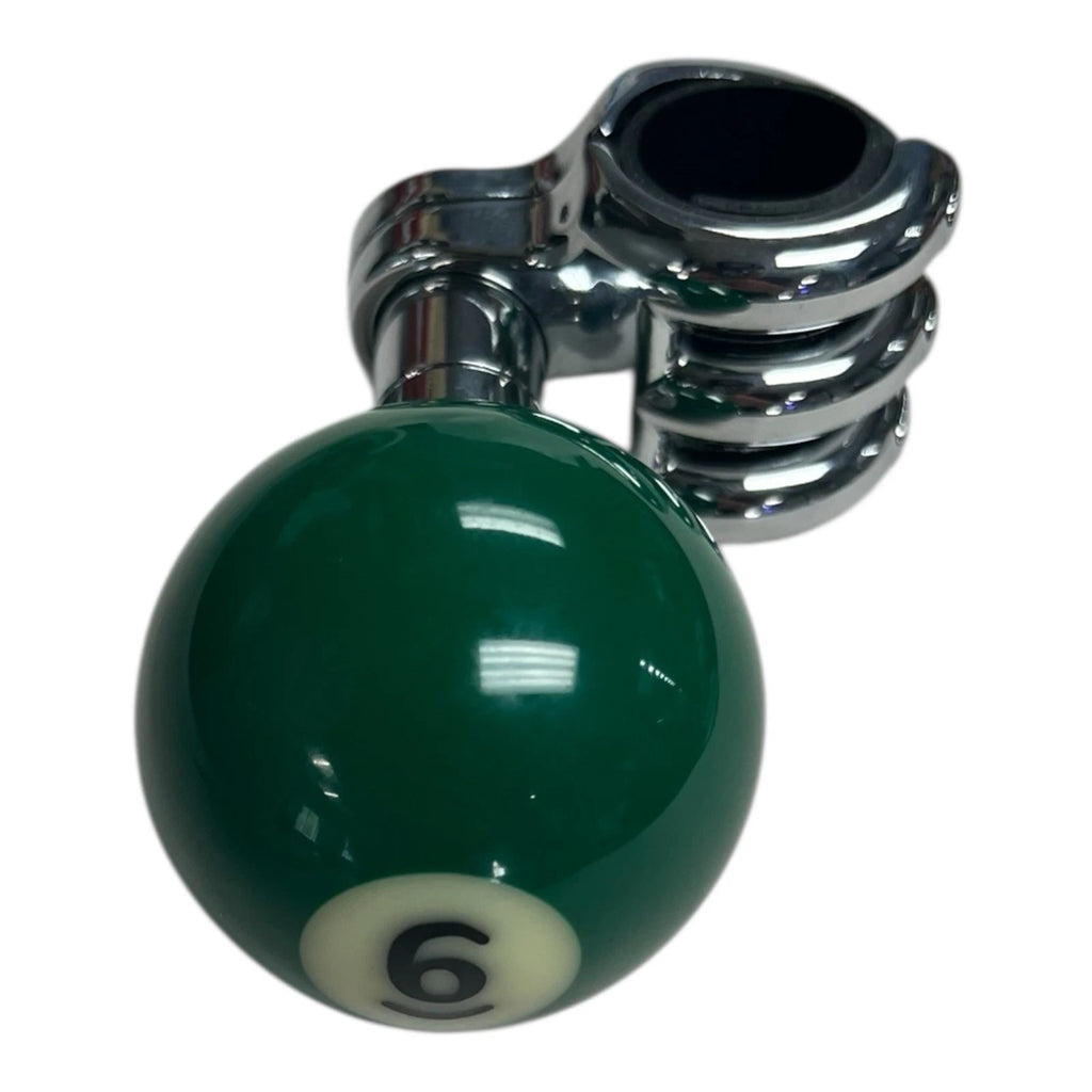 Steering Wheel Spinner Knob for Ford 6 Ball Billiards Green Pool