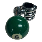 Steering Wheel Spinner Knob for Ford 6 Ball Billiards Green Pool