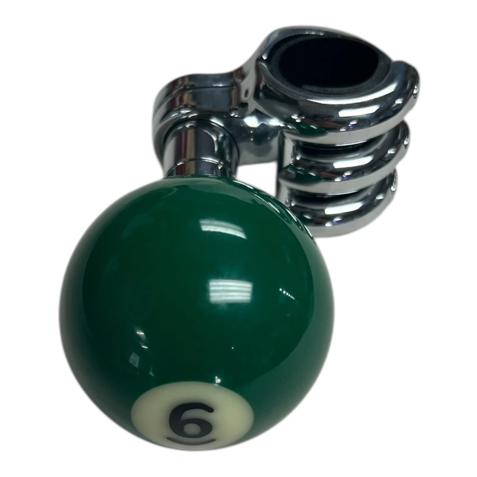 Steering Wheel Spinner Knob for Ford 6 Ball Billiards Green Pool