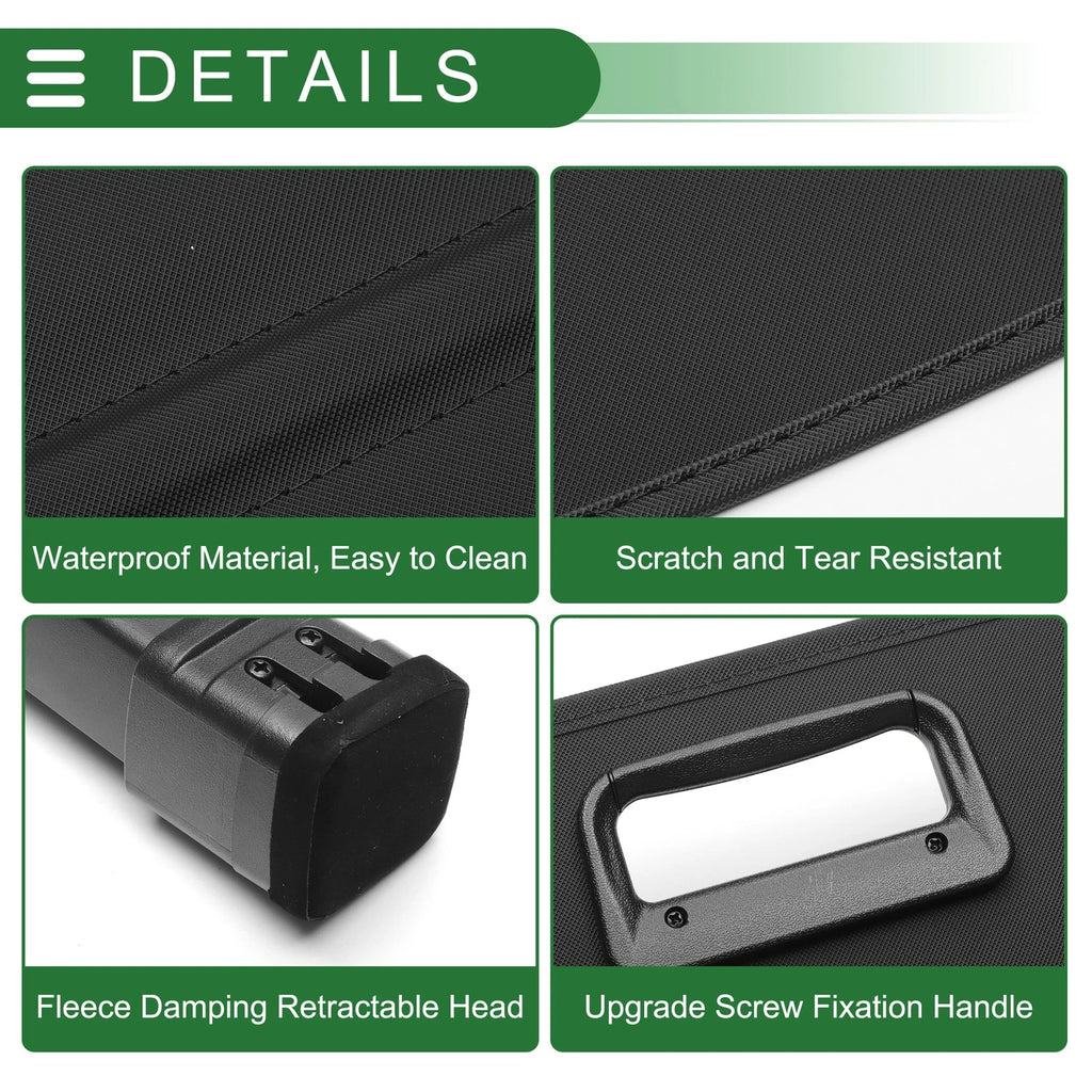 Retractable Cargo Cover for Mercedes-Benz GLS (2022–2025) Gloss Black
