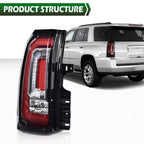 Left Driver Side Tail Light for GMC Yukon XL (2015–2020)