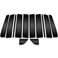 12pc Carbon Fiber Pillar Post Covers for 2021-2025 Cadillac Escalade Standard