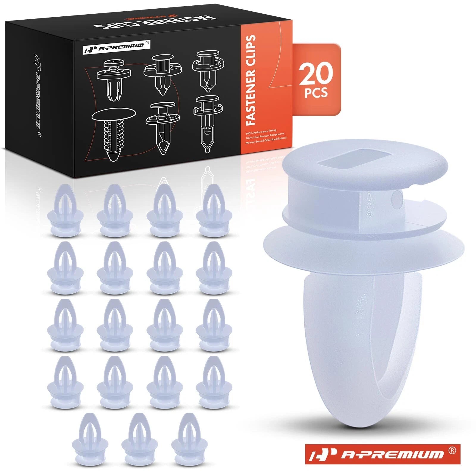 20Pcs Nylon Door Window Trim Retainers for Chevy Buick 