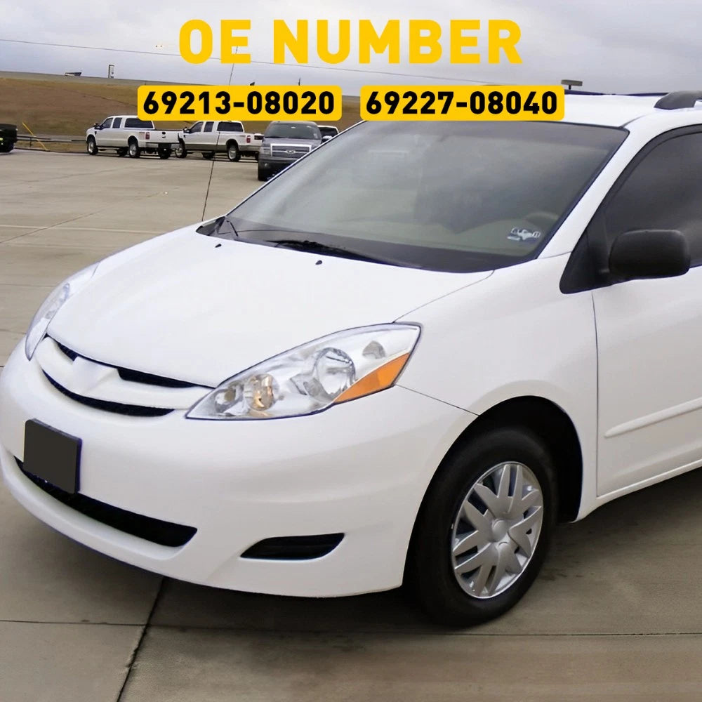 Rear White Exterior Door Handle for Toyota Sienna (2004–2010)