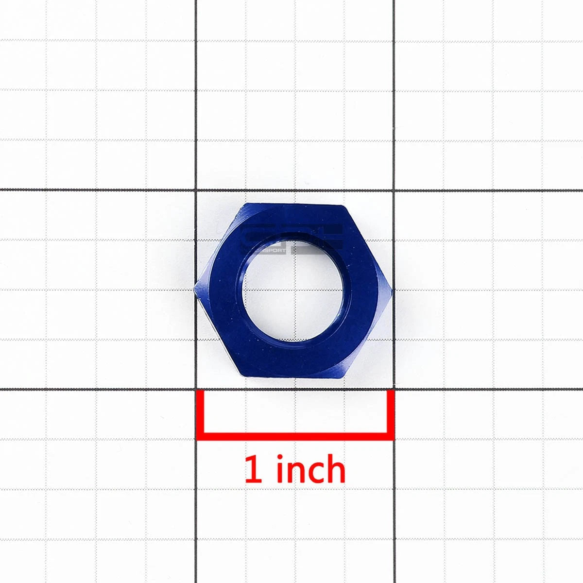 6AN Bulkhead Blue Aluminum Anodized Nut Sealing Locking Fitting Adapter