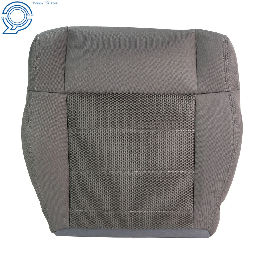 Front Driver Bottom Seat Cover for Jeep Wrangler (2007-2012) Gray Knit Fabric