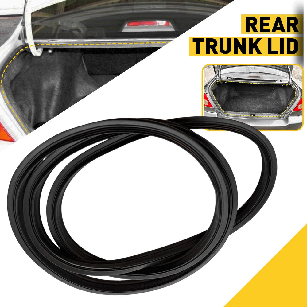 Rubber Weatherstrip Rear Trunk Lid Seal for Toyota Corolla/Matrix (2003–2008)